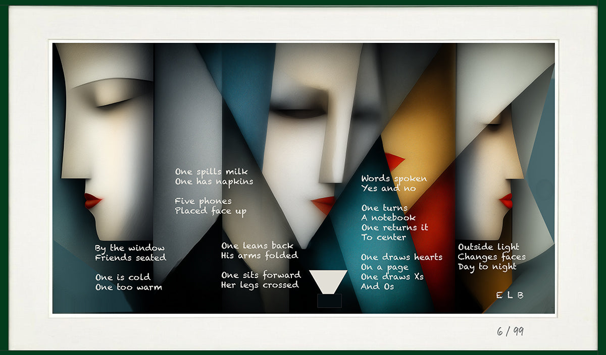 SB Display Model poetry art print by E. Laurence Bake